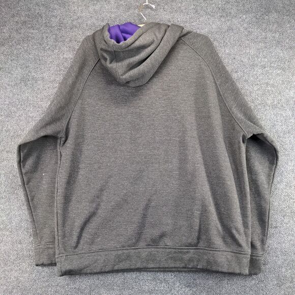 Colosseum Mens Pullover Hoodie Gray XL LSU Louisiana State University Collegiate - Picture 5 of 14